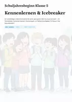 Vorschau - Unterrichtsreihen - Schulstart Klasse 5–6 – Ferienheft, Kennenlernen & Wiederholung (Bundle) - Seite 1
