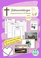 Vorschau - Stundenentwürfe - Gottesvorstellungen – differenzierte Unterrichtseinheit für Kl. 3/4 - Deckblatt