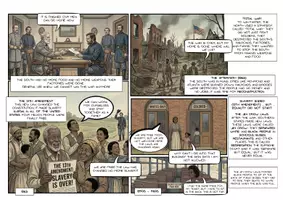 Vorschau - Arbeitsblätter - American Civil War & Beyond: Comic-Analyse & Worksheet - Seite 2