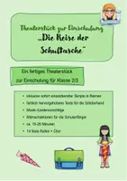 Vorschau - Unterrichtsreihen - Theaterstück Einschulung "Die Reise der Schultasche" - Deckblatt