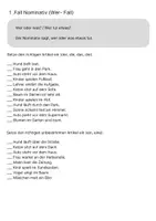 Vorschau - Arbeitsblätter - Die vier Fälle im Überblick – Arbeitsblätter mit Lösungen - Seite 3