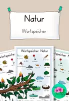 Vorschau - Poster - Wortspeicher Natur - Wortschatz aufbauen - Deckblatt