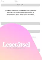 Vorschau - Arbeitsblätter - Leserätsel: Finde den Täter! - Deckblatt