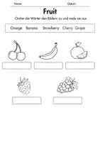 Vorschau - Arbeitsblätter - Fruits: 3 differenzierte Arbeitsblätter (A1) - Seite 3