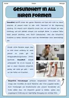 Vorschau - Stundenentwürfe - Gesundheit, Formen der Gesundheit, XL-Paket | Unterrichtsreihe "Gesundheit und Immunsystem", Biologie 7.-8. Klasse - Seite 3