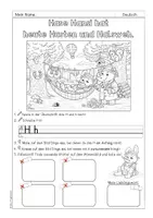 Vorschau - Arbeitsblätter - Buchstabe H h: Material zum Wimmelbild - Seite 2
