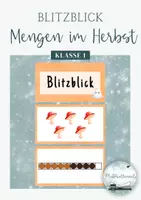 Vorschau - Spiele - Blitzblick - Mengen im Herbst (Mengen schnell erfassen) - Deckblatt