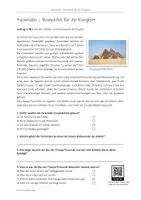 Vorschau - Arbeitsblätter - Pyramiden – Interaktives Gruppenrätsel - Seite 1