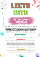 Vista previa - Juegos / Gamificación - LECTO - RETO (JUEGO DE COMPRENSIÓN LECTORA). LECTURA - página 1