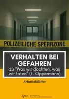 Vorschau - Arbeitsblätter - Verhalten in Gefahrenlagen - Material zu "Was wir dachten, was wir taten" (L. Oppermann) - Deckblatt
