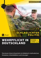 Vorschau - Stundenentwürfe - Wehrpflicht in Deutschland – Schlaglichter Politik - Deckblatt