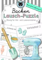 Vorschau - Arbeitsblätter - Wachsendes Sparpaket "Backen" - Seite 1