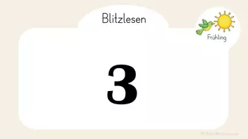 Vorschau - Präsentationen/Tafelbilder - Blitzlesen Frühling (animierte Präsentation) - Seite 2