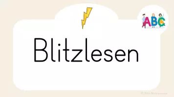 Vorschau - Präsentationen/Tafelbilder - Blitzlesen (nach Niko) wachsendes Materialpaket - Seite 1
