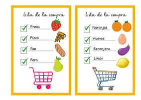 Vista previa - Unidades / Secuencias / Situaciones de Aprendizaje - LISTA DE LA COMPRA (Memoria, flluidez verbal, vocabulario) - página 3