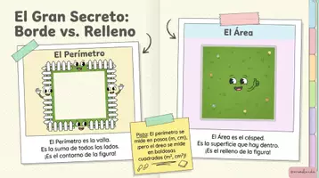 Vista previa - Tarjetas / Manipulativos - FIGURAS PLANAS - ÁREA Y PERÍMETRO - página 1
