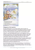 Vorschau - Mal- und Bastelvorlagen - Weihnachtliche Bildergeschichte für kreatives Schreiben - Auguste und der Weihnachtsflug - Seite 2