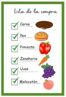 Vista previa - Unidades / Secuencias / Situaciones de Aprendizaje - LISTA DE LA COMPRA (Memoria, flluidez verbal, vocabulario) - Portada
