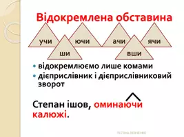 Попередній перегляд - Відокремленіі члени речення (тренажер) - Сторінка 2