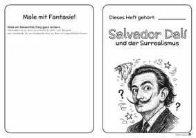 Vorschau - Stundenentwürfe - Salvador Dali und der Surrealismus • mit kindgerechten Infotexten, Steckbrief & kreativen Malaufgaben - Seite 1