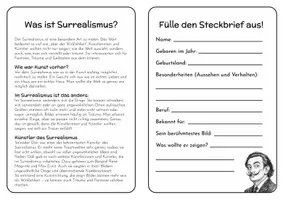 Vorschau - Stundenentwürfe - Salvador Dali und der Surrealismus • mit kindgerechten Infotexten, Steckbrief & kreativen Malaufgaben - Seite 3