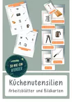 Vorschau - Arbeitsblätter - Rezept - Küchenutensilien ABs und Bildkarten - Deckblatt
