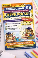 zapowiedź - E8 - gramatyka i styl - Pakiet dwóch testów A/B - obwoluta