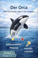Vorschau - Stundenentwürfe - Materialpaket Sachtexte Tiere Klasse 4-5 differenziert - Seite 1