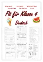 Vorschau - Unterrichtsreihen - Fit für Klasse 4 - Wiederholung Klasse 3 - Deckblatt