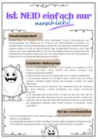 Vorschau - Stundenentwürfe - Schnelle Stunden_ EMOTIONEN_ Neid - Deckblatt