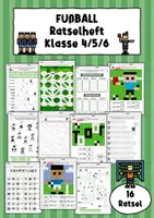 Vorschau - Unterrichtsreihen - Fußball Förderpaket: Rätselheft + LRS Training - Deutsch DaZ Konzentration Mathe - Seite 1