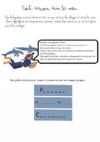 Aperçu - Feuilles d'exercices - Projet Classe de mer - Page de couverture