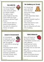 Vorschau - Fördermaterial/Inklusion - 20 Geschichten zum Sommer, Lautlesekartei mit Fragen zum Leseverständnis, Vorlesekartei, Deutsch Klasse 2 & 3 - Seite 2