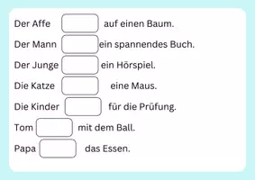 Vorschau - Arbeitsblätter - Verben_Grundform_Konjugieren_Legematerial - Deckblatt