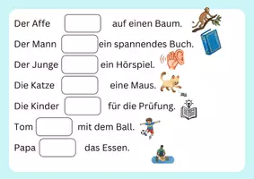 Vorschau - Arbeitsblätter - Verben_Grundform_Konjugieren_Legematerial - Seite 1