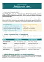 Vorschau - Arbeitsblätter - Universelles Leben (Infotext mit Aufgaben und Lösungen) - Seite 1