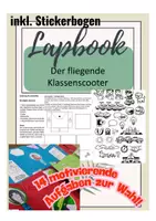 Vorschau - Unterrichtsreihen - Der fliegende Klassenscooter Lapbook - Deckblatt