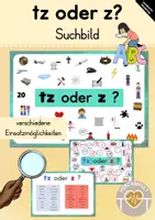 Vorschau - Arbeitsblätter - tz oder z? (Rechtschreibung - SPARPAKET) - Seite 1