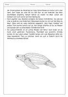 Vorschau - Arbeitsblätter - Leseverständnis Klasse 3/4/5 - Sachtext Klassenarbeit/Test/Lernzielkontrolle - Seite 2