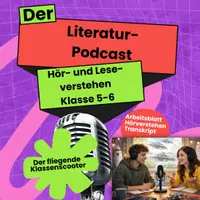 Vorschau - Audio-Dateien - Der fliegende Klassenscooter: Hörverstehen inkl. Podcast! - Deckblatt