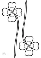 Vorschau - Mal- und Bastelvorlagen - Blumenstrauß - für Muttertag/Vatertag/Abschied/Geschenk - Seite 2