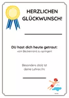 Vorschau - Poster - Abzeichen Schwimmunterricht Checkliste & Urkunden - Seite 2