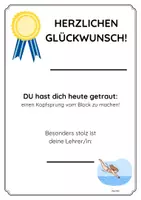 Vorschau - Poster - Abzeichen Schwimmunterricht Checkliste & Urkunden - Seite 3