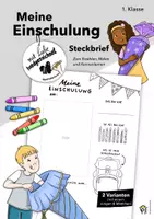 Vorschau - Arbeitsblätter - Einschulung – Steckbrief zum Kennenlernen (1.Klasse) - Deckblatt