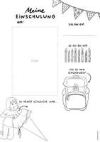 Vorschau - Arbeitsblätter - Einschulung – Steckbrief zum Kennenlernen (1.Klasse) - Seite 2