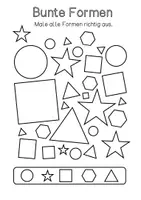 Vorschau - Arbeitsblätter - Formen anmalen / GS / KITA - Seite 2