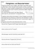 Vorschau - Arbeitsblätter - Der Pinguin - Sachtexte für Erstleser | Leseverständnis Klasse 1 & 2 - Seite 3