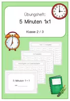Vorschau - Spiele - Übung Einmaleins (5 Minuten 1x1) - Deckblatt