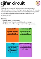 Voorbeeld - Motoriek - circuit cijfers schrijven - Pagina 1