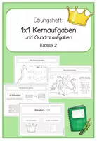 Vorschau - Arbeitsblätter - Übungsheft 1x1 (Kern- und Quadrataufgaben) - Deckblatt